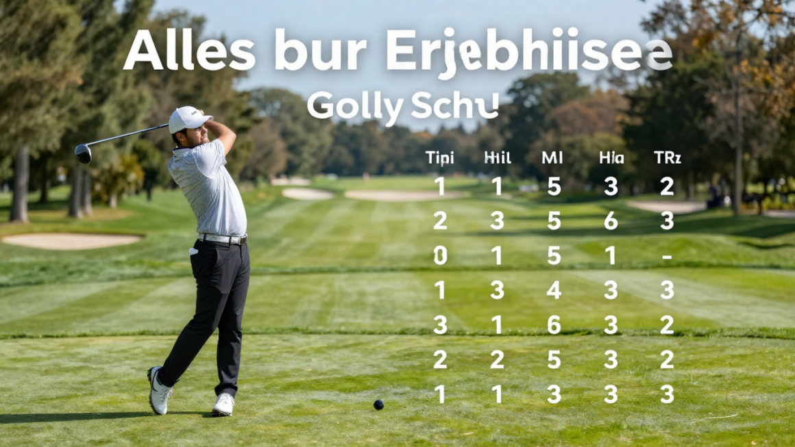 Golf Scores: Alles über Ergebnisse, Ranglisten und die Bedeutung der aktuellen Golfstände