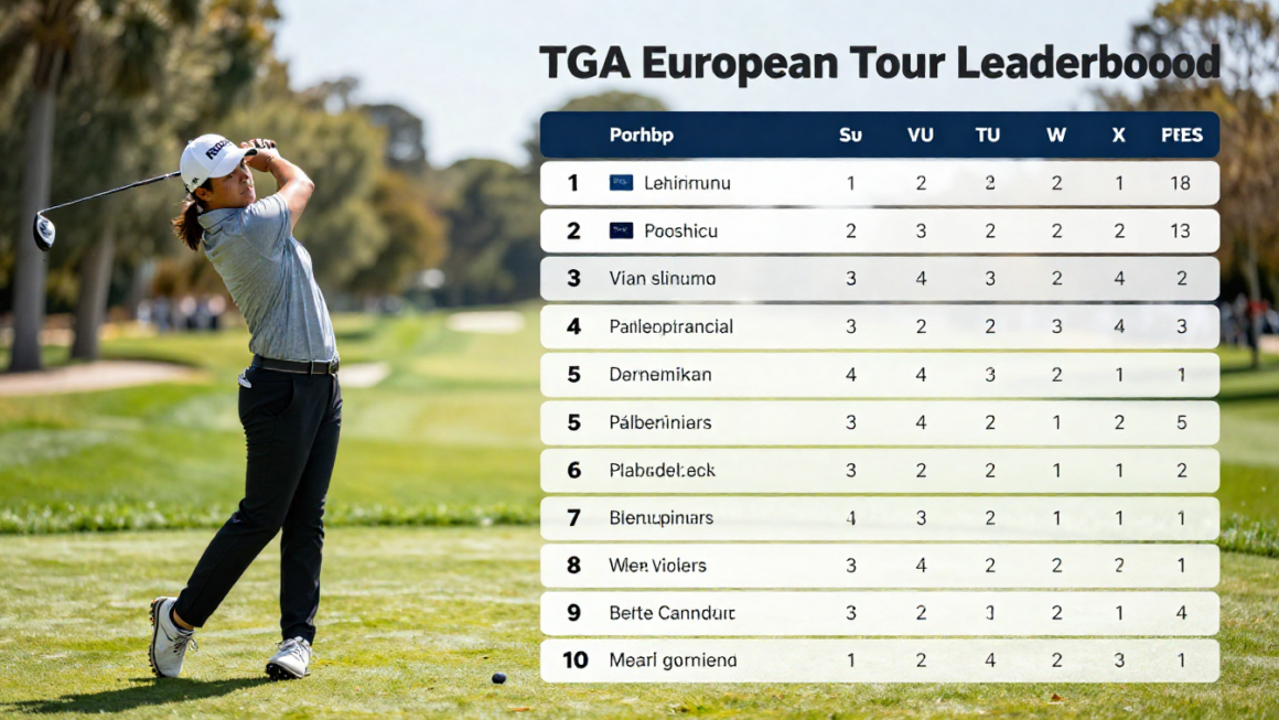 LPGA European Tour Leaderboard – Aktuelle Ergebnisse, Spielerinnen, Ranglisten und Highlights des Damengolfs