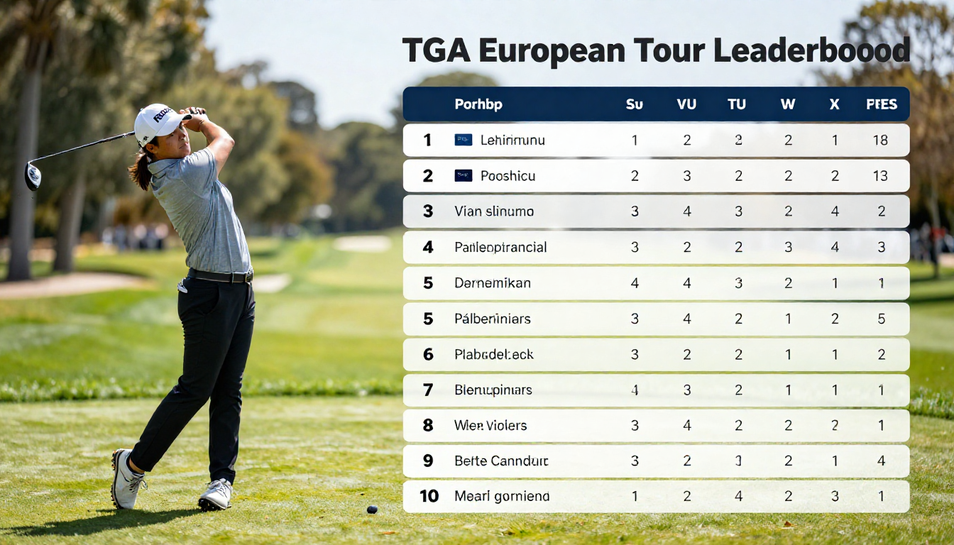 lpga european tour leaderboard